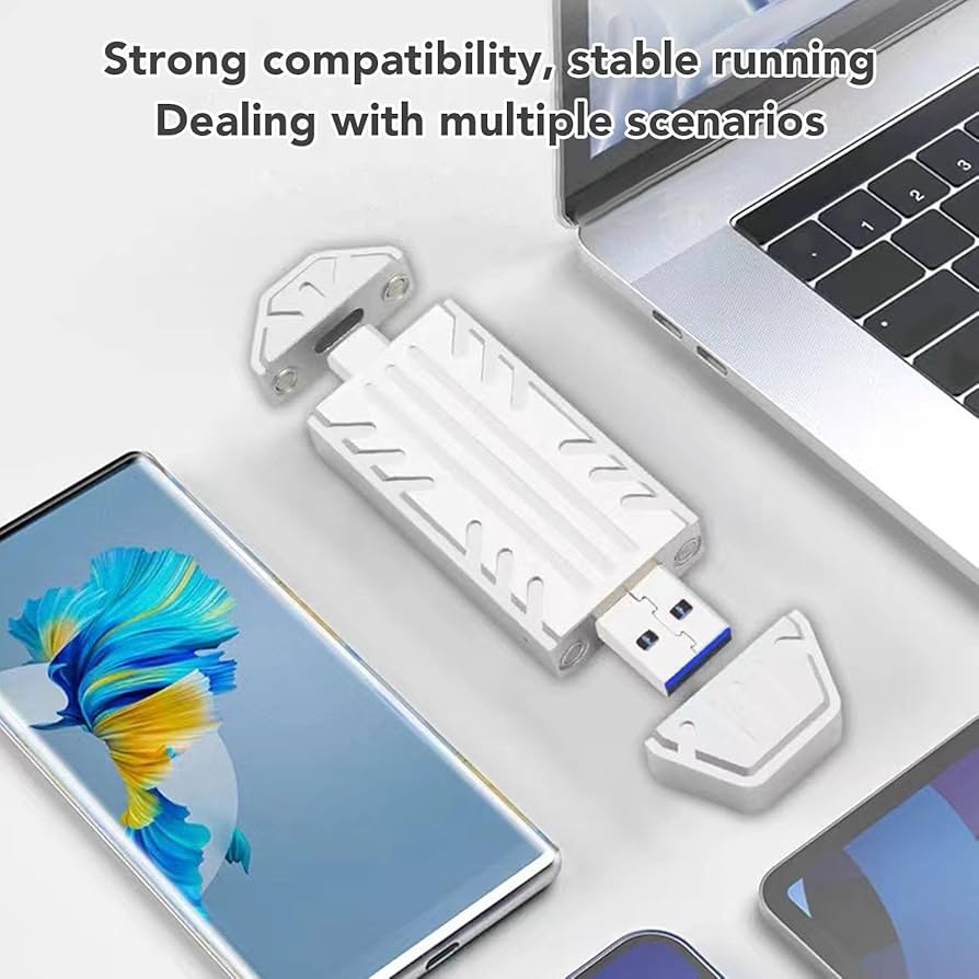 Amazon.com: Zunate M.2 NVMe SSD Enclosure USB 3.1 Gen2 Type